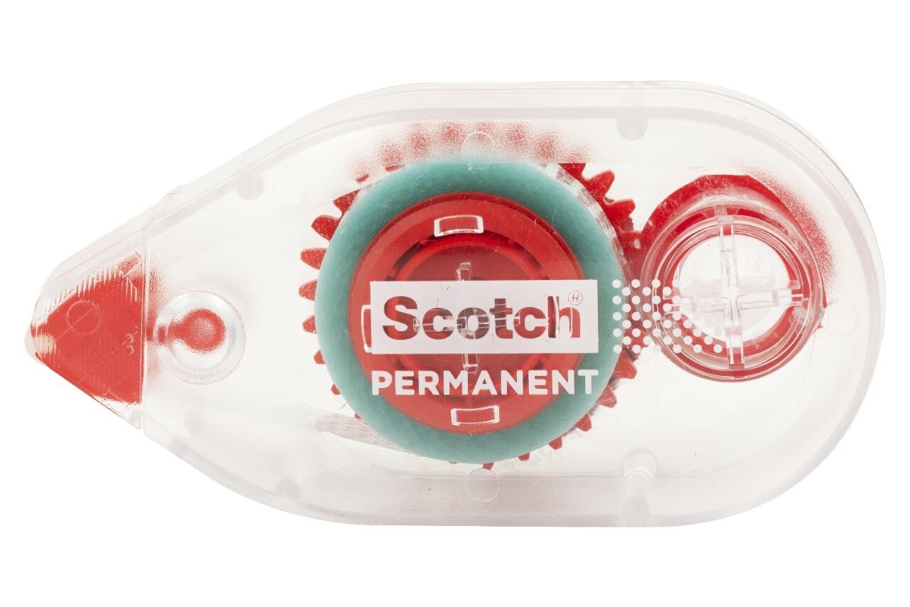 Scotch 6061 Scotch Double Sided Adhesive Roller Tape Runner, Permanent