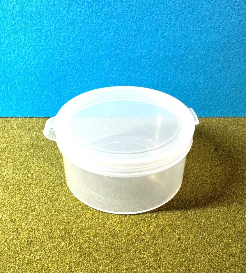 Polypropylene Plastic Jar/Tray, 2.4 FL oz/70 ml Capacity, 2-1/2″ Diameter