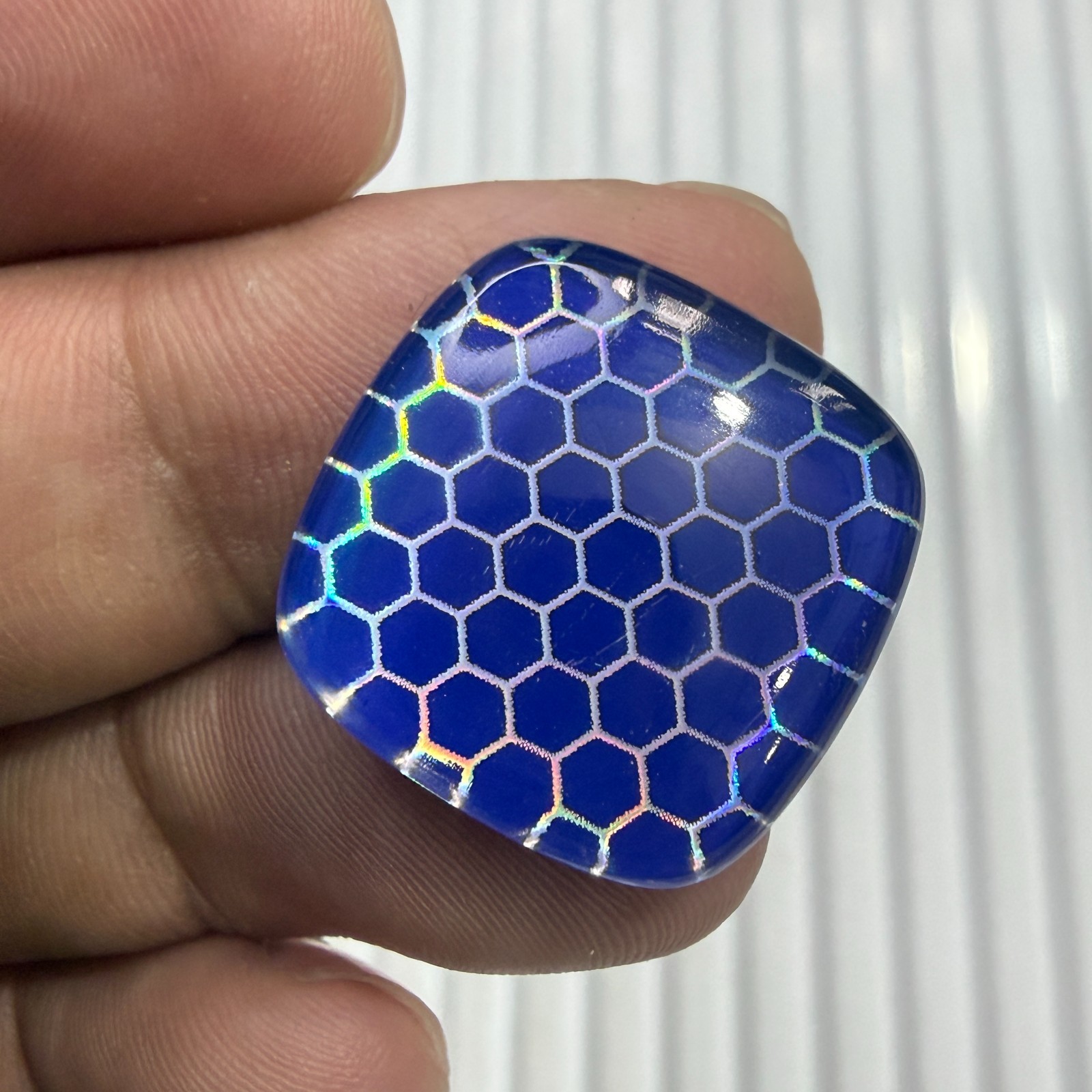 Honeycomb Square Cabochon Gemstone, Handmade Loose Stone, Making For Jewelry