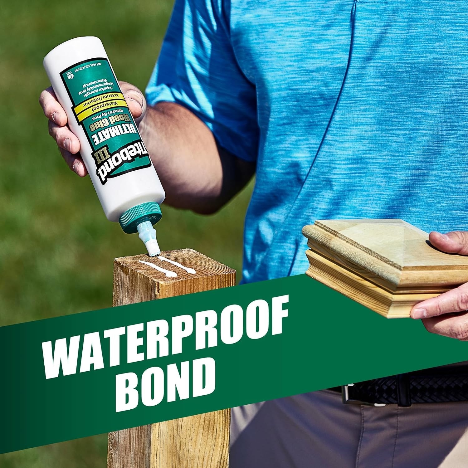 Liquid Wood Glue 4 Oz Titebond III – High Viscosity for Strong, Waterproof Bonds