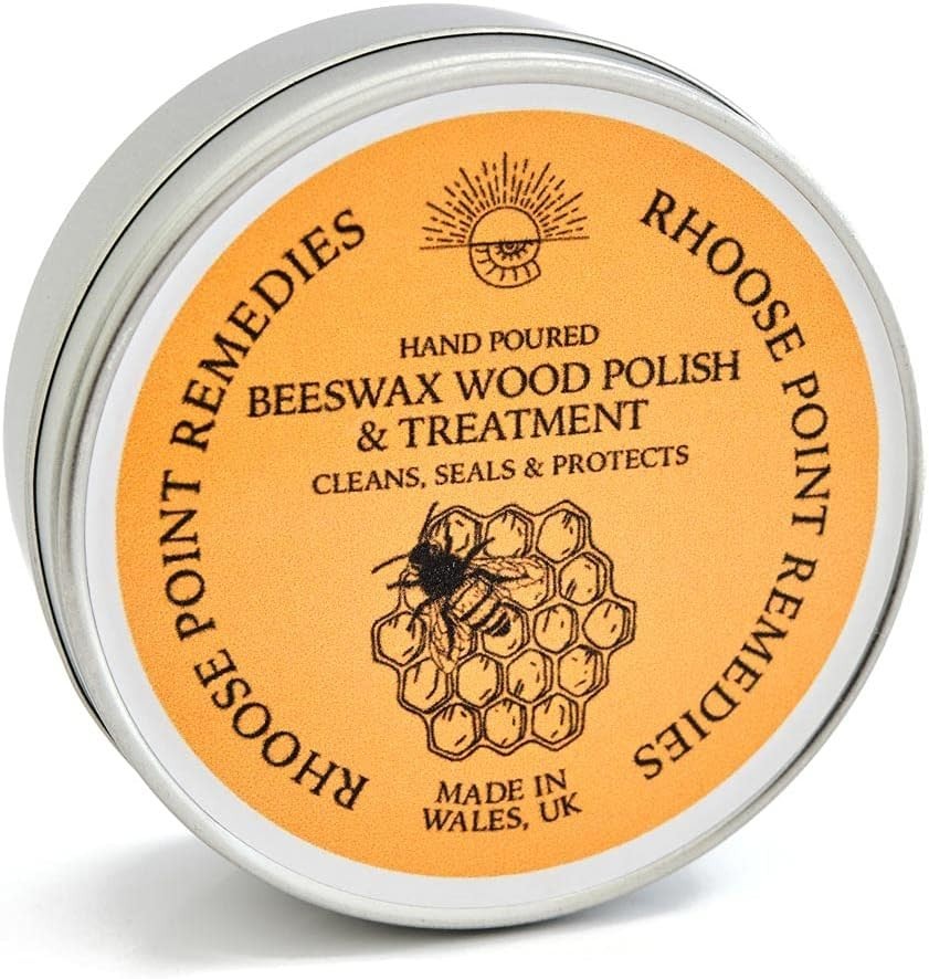 Eco-Friendly Beeswax Polish for Cutting Boards, Furniture, & Ornaments 1 Fl Oz
