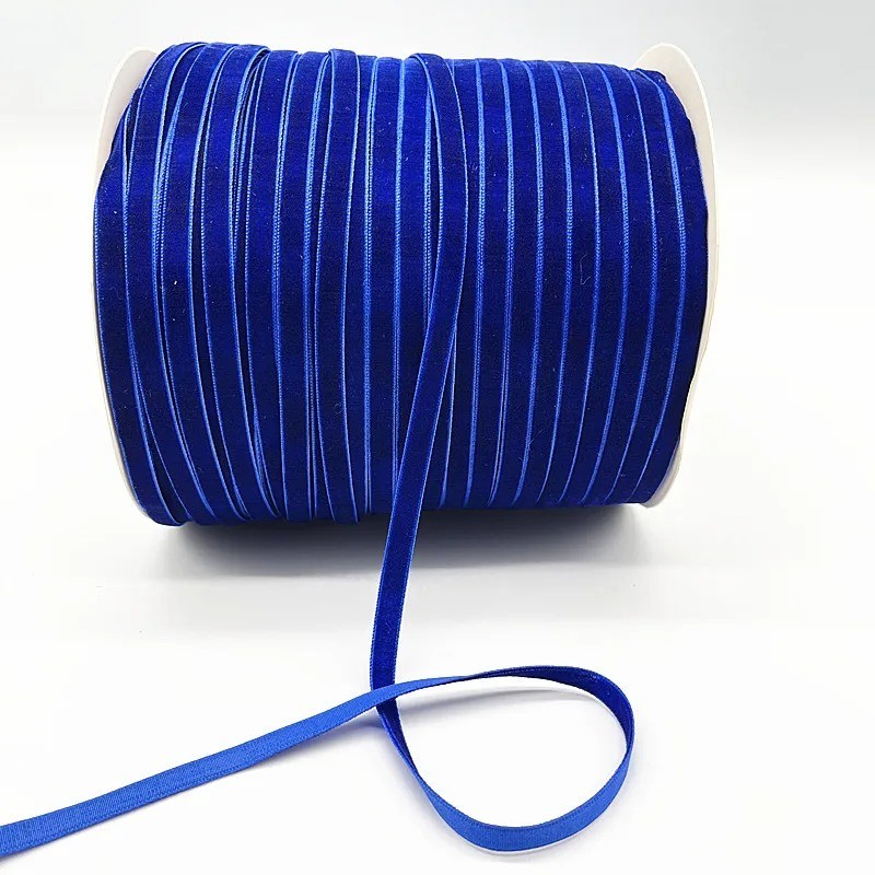 velvet ribbon 5yards 6mm assorted colors