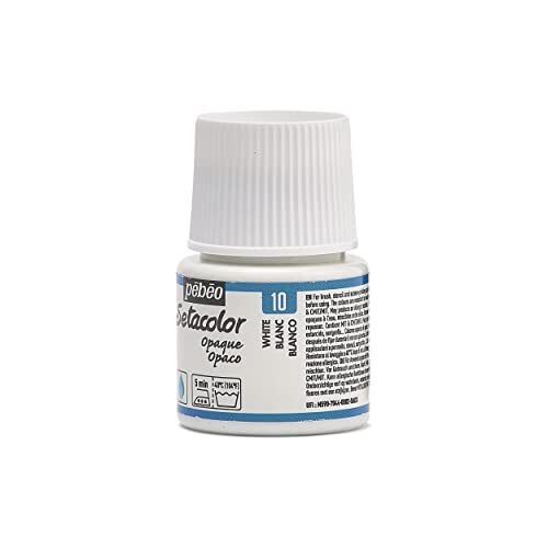 295-010 Setacolor Opaque Fabric Paint 45-Milliliter Bottle Titanium White 1.5…