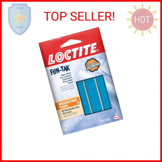 Loctite Fun-Tak Mounting Putty, Blue, 2 oz, Pack of 1