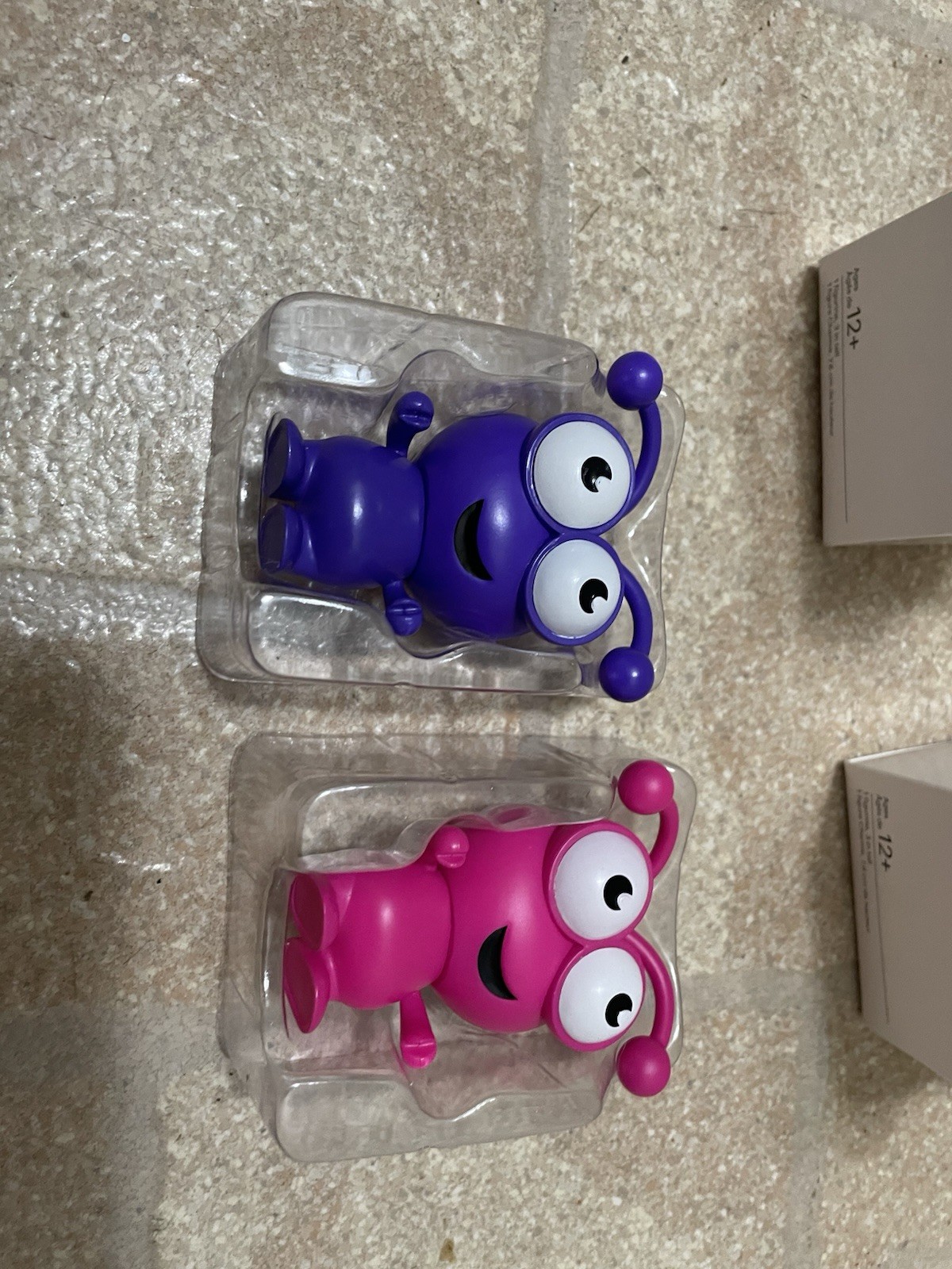 Cricut Cutie Collectible Figurines Lot Of 2 Purple Pink Magenta