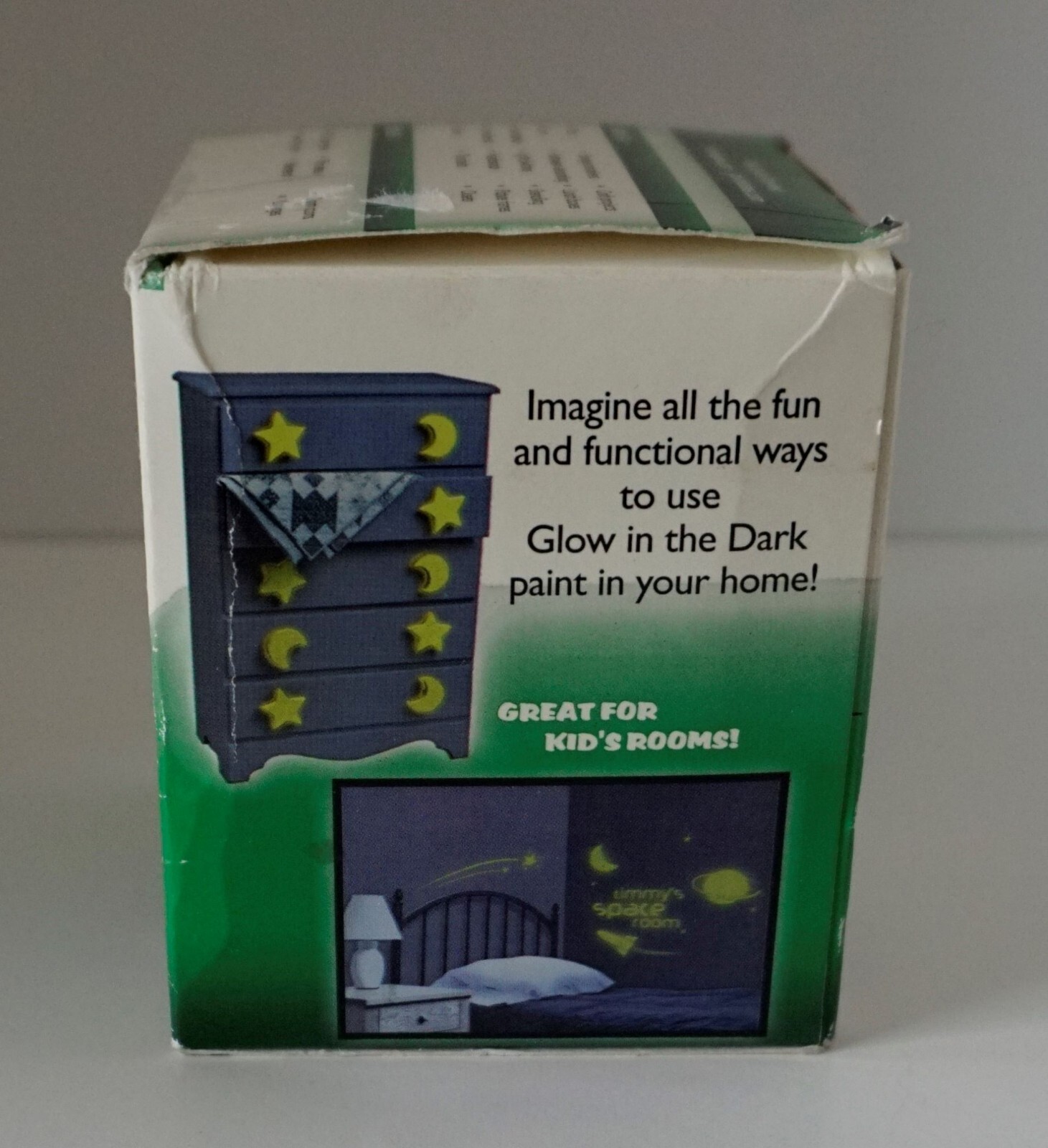 Rust-Oleum 214945 Glow in The Dark Brush On Luminous Latex Paint 7oz Halloween
