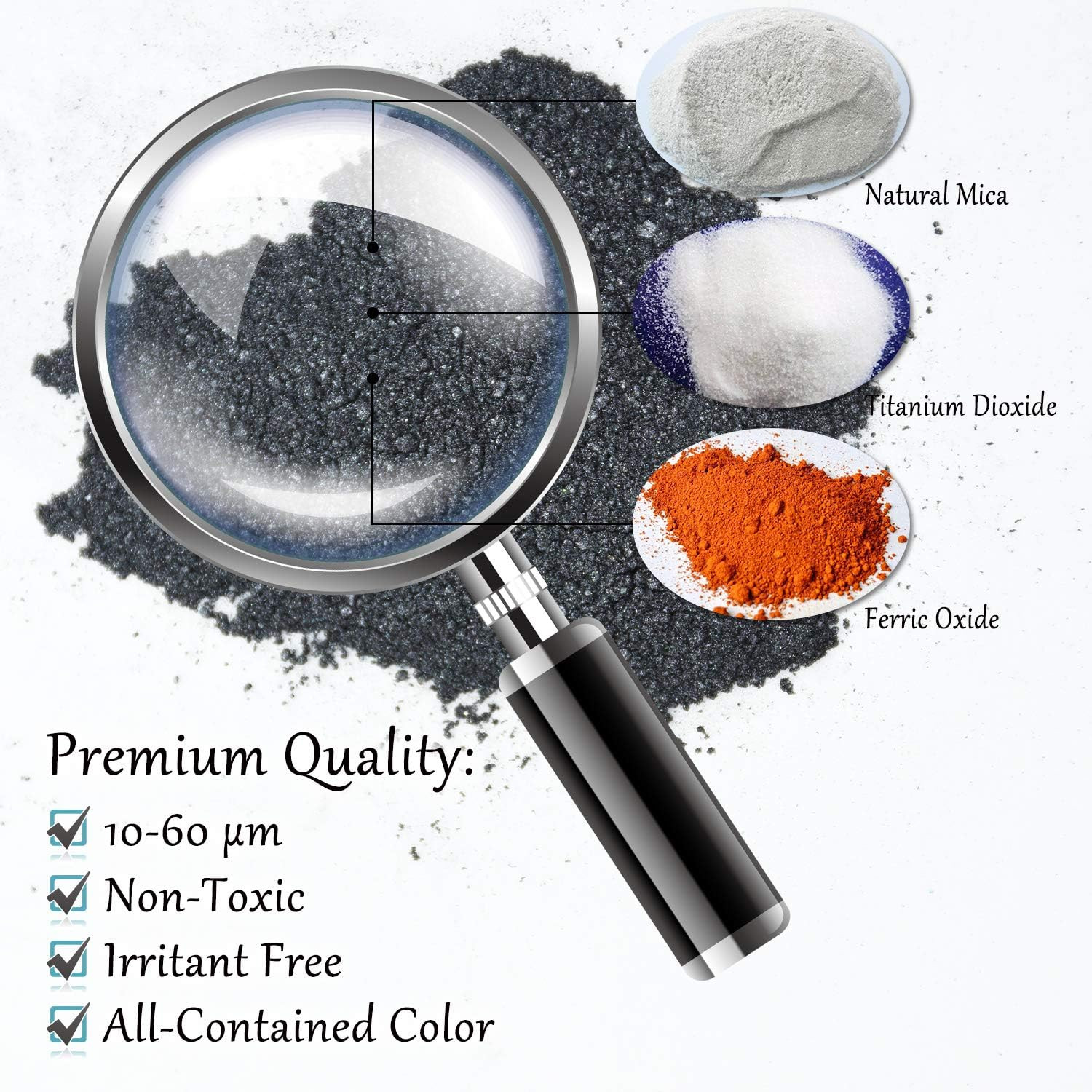 Epoxy Resin Color Pigment – Huge 100G/3.5 Ounces Metallic Mica Powder for Epoxy
