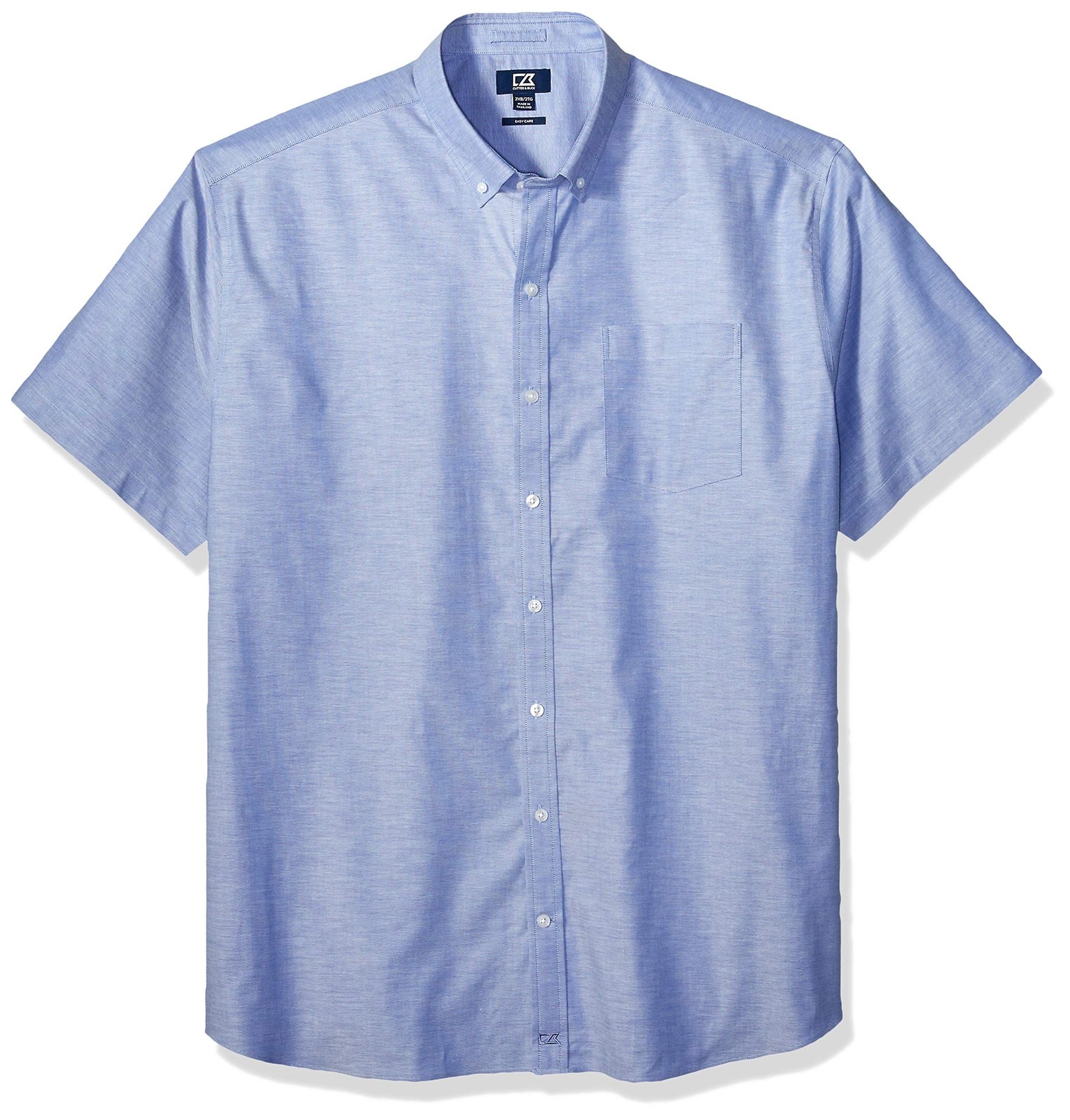 Cutter & Buck Men’s Wrinkle Resistant Stretch Short Sleeve Button Down Shirt