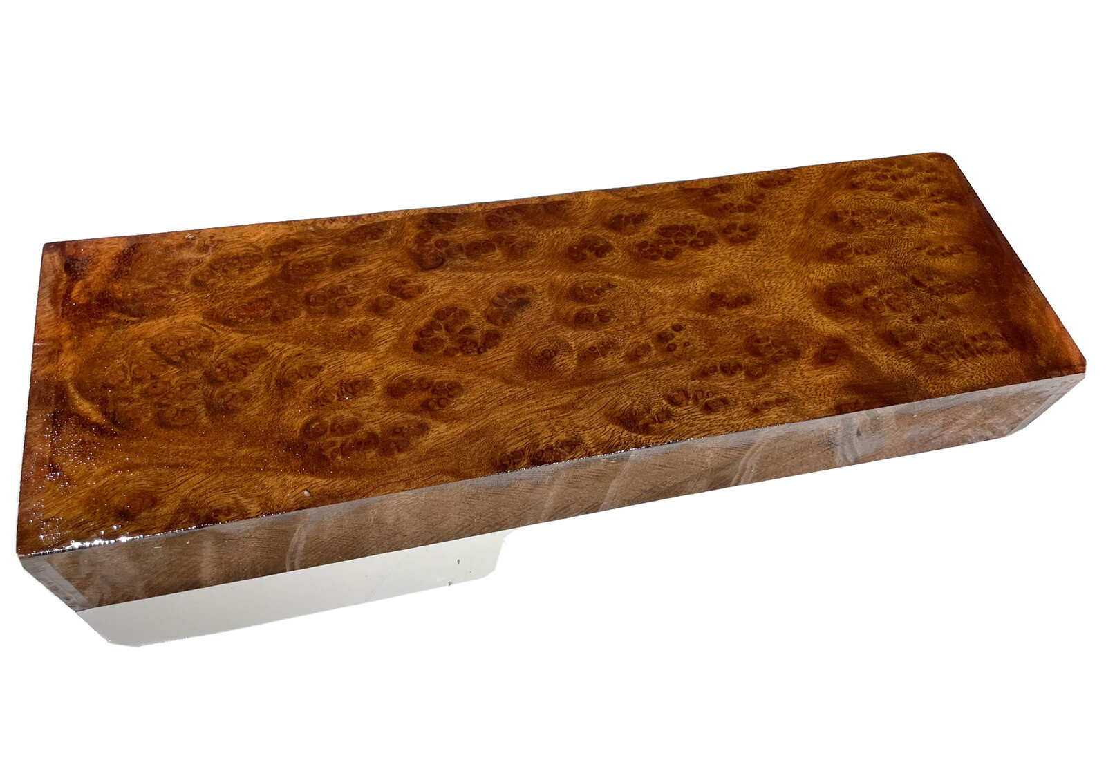 Camphor burl wood insrument block 17-5/8″ x 5-7/16” x 2″ (u95) dried billet