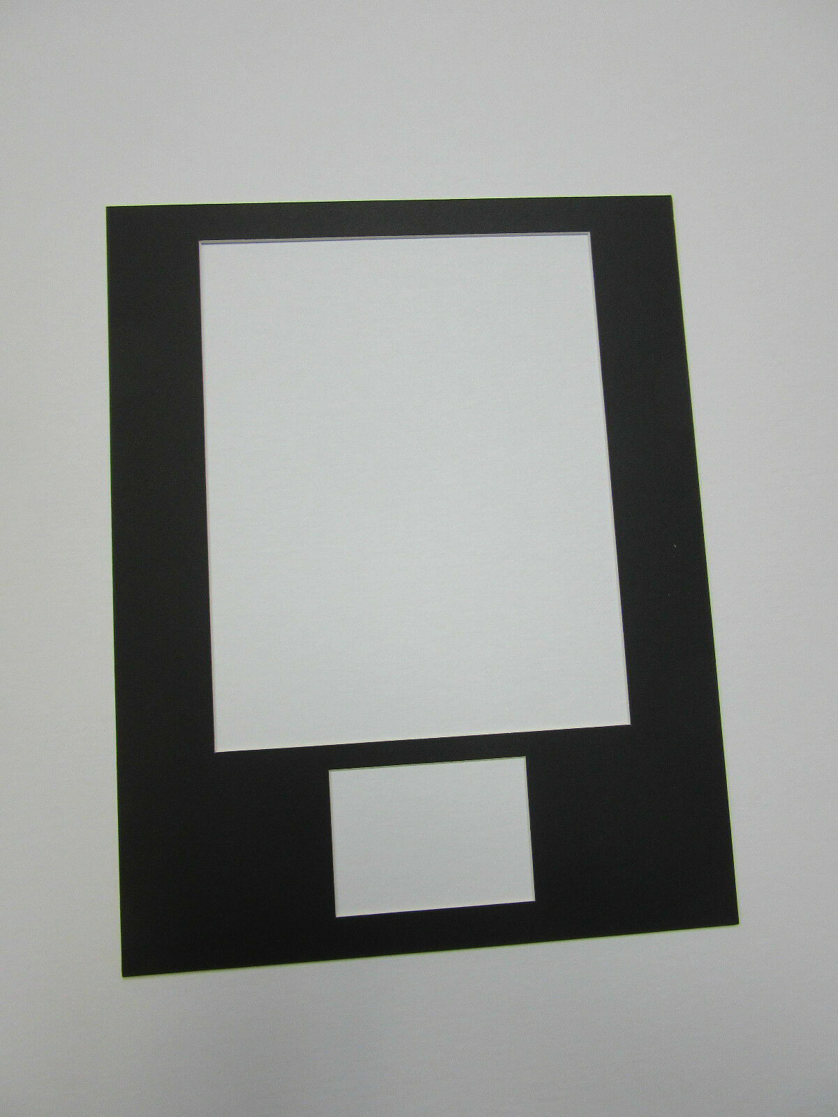 Picture Framing Mat Black single 11×14 for 8×10 photo and 3×5 index card