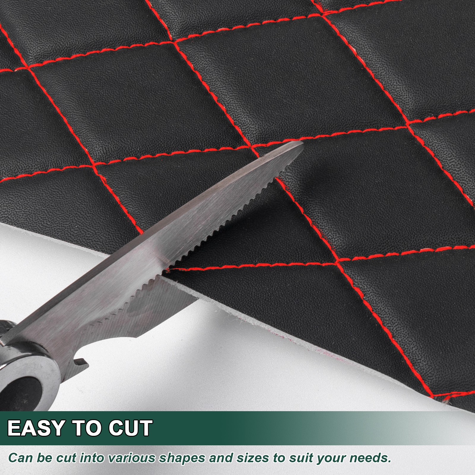 Quilted Vinyl Leatherette Fabric 6mm Foam Auto Upholstery Headliner Sold By Yard