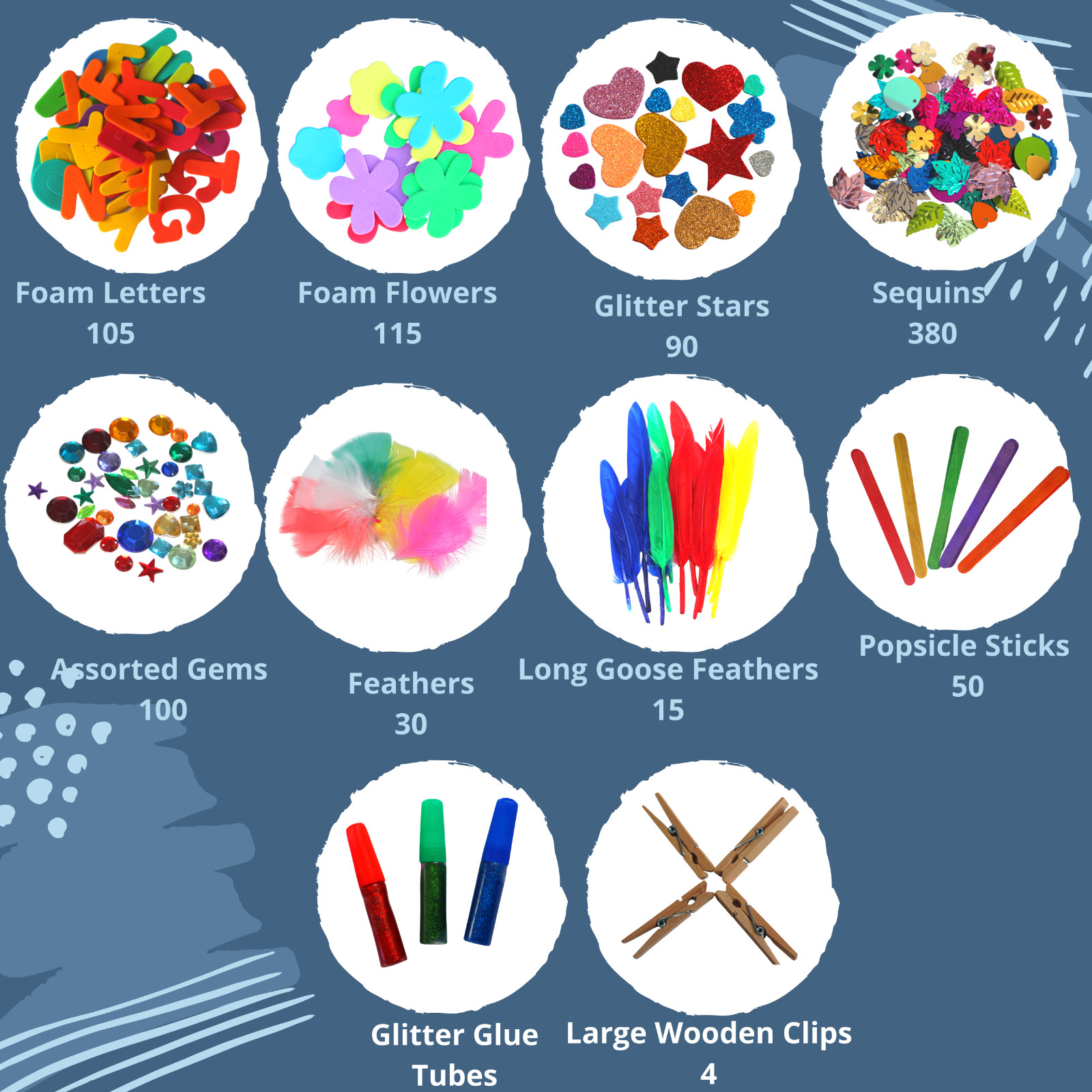 1500+ Arts and Crafts Supplies & Materials for Kids – Ultimate Bulk Craft Kit