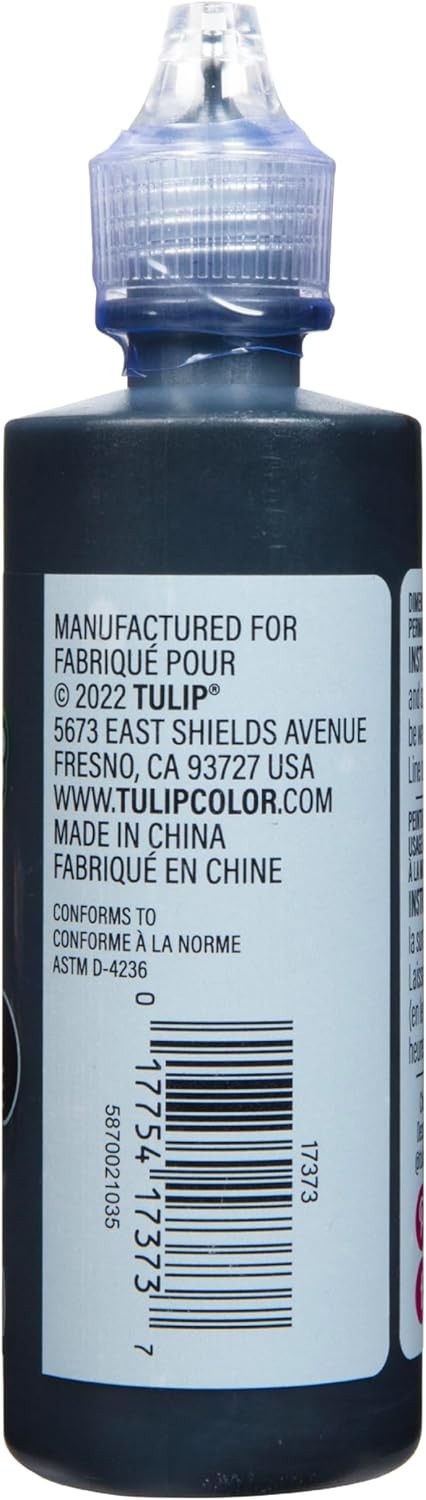 TULIP Puff Paint Metallic Black 4 Fl Oz 4 (Pack of 1), METALLIC BLACK