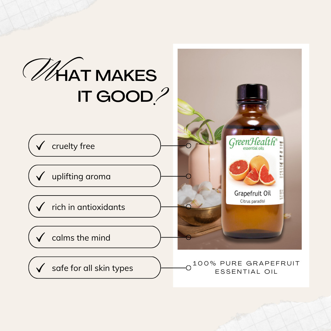 Grapefruit (Pink) Essential Oil 100% Pure Many Sizes Free Shipping