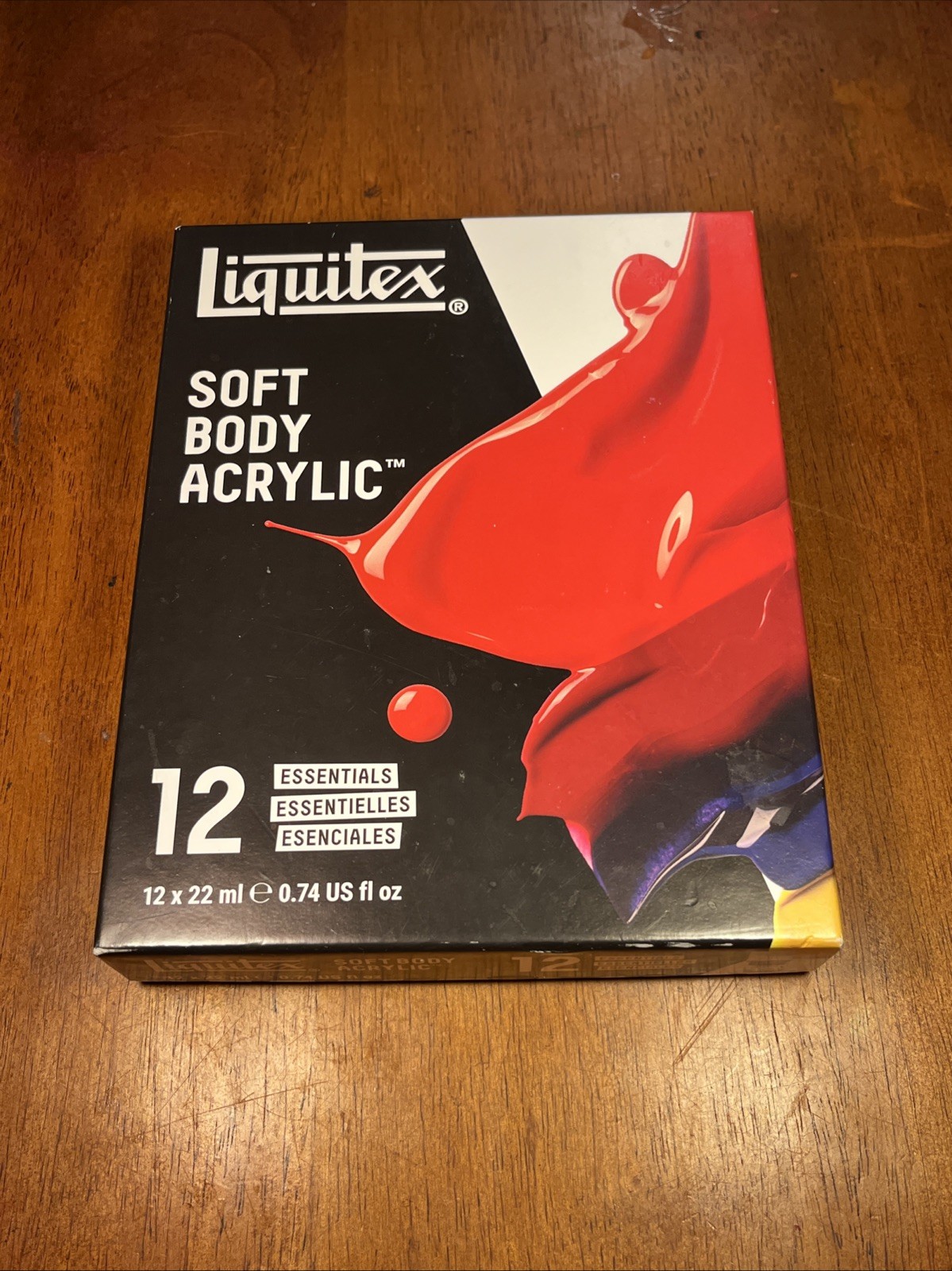 Liquitex Professional Soft Body Acrylic Paint Set Essentials 12 x 22 ml NEW