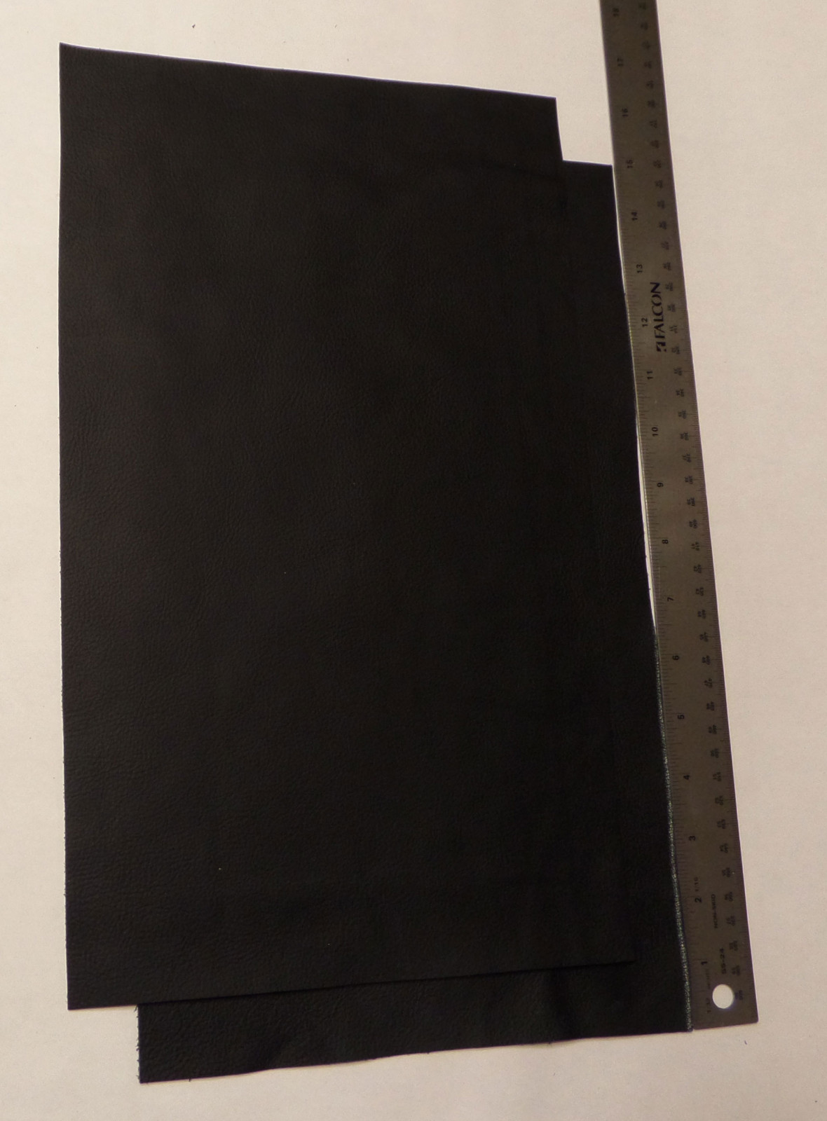 Upholstery Leather Scrap Crafts 9 x 15 inches Black 1 Piece