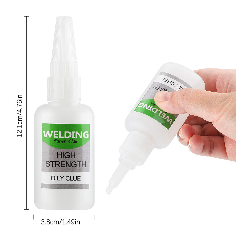 2 Pack Multifunctional Welding High-Strength Oily Glue Universal Super Glue 50g