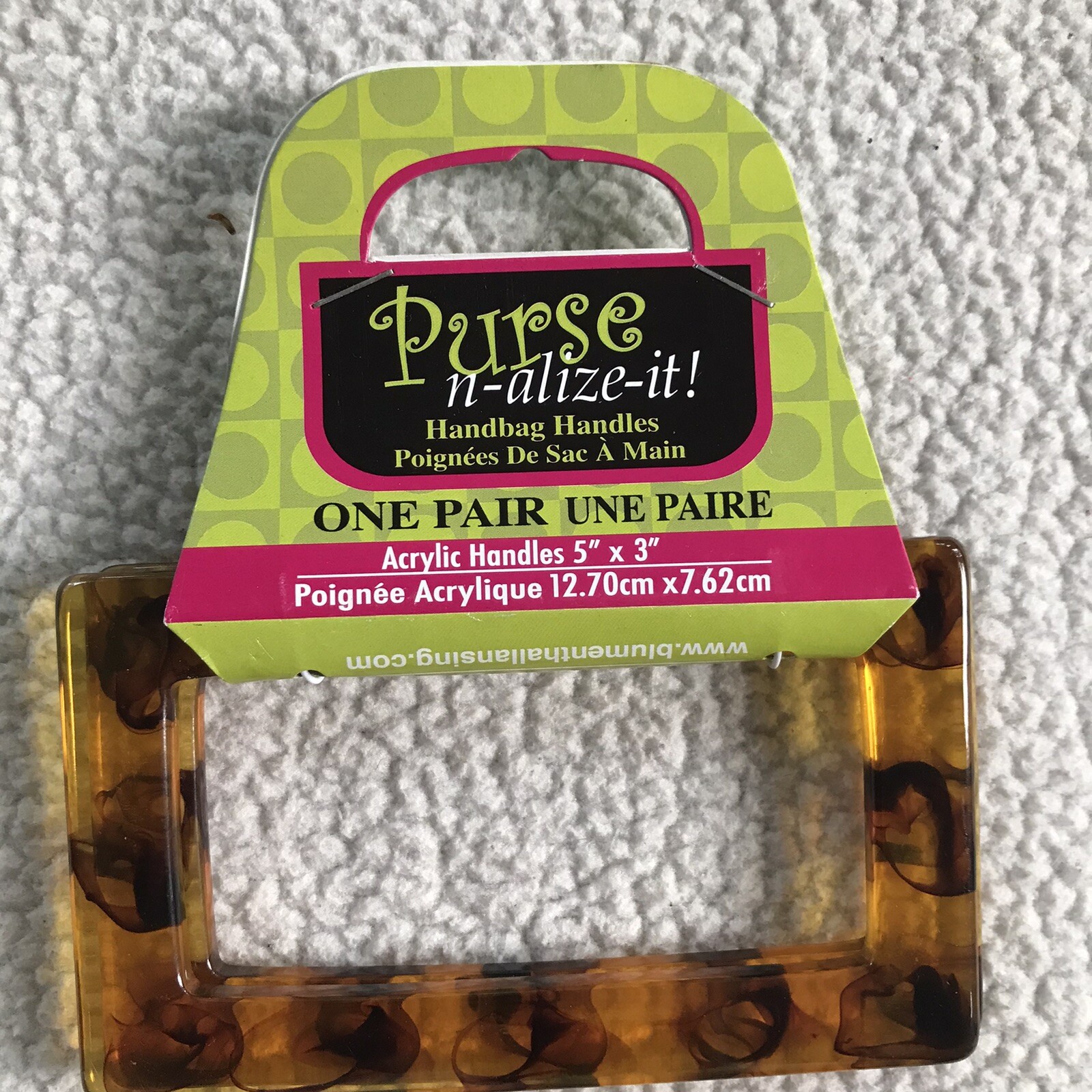 Handbag Handles 3 Sets Plastic Acrylic wood Bead See Details Purse N Alize It