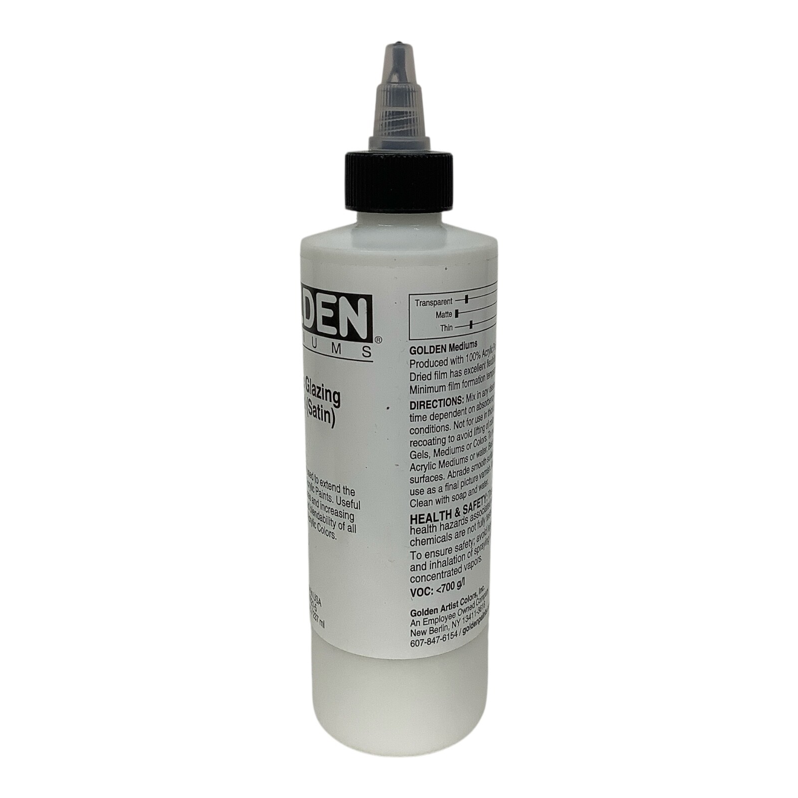 Golden Mediums Acrylic Glazing Liquid (Satin) Golden Artist Colors Inc. NEW