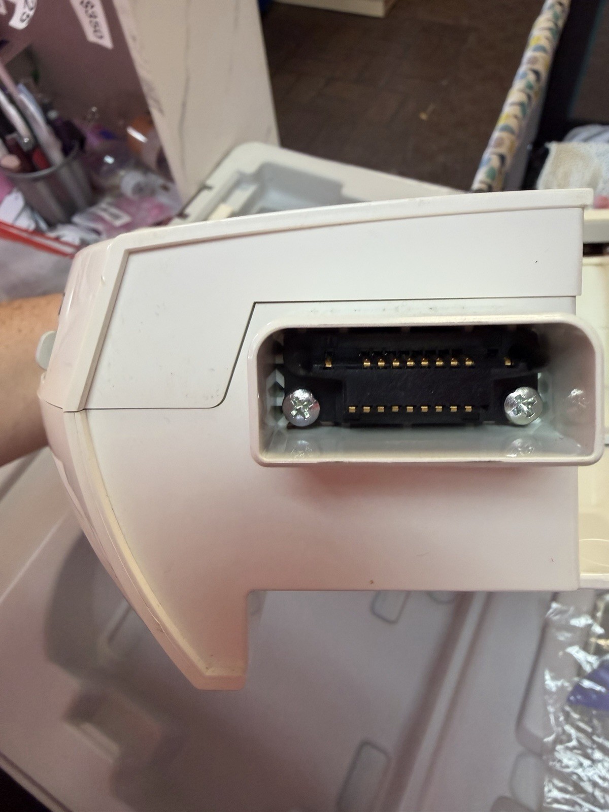 Baby Lock Embroidery Unit Attachment w Carry Case & Multiple Hooks