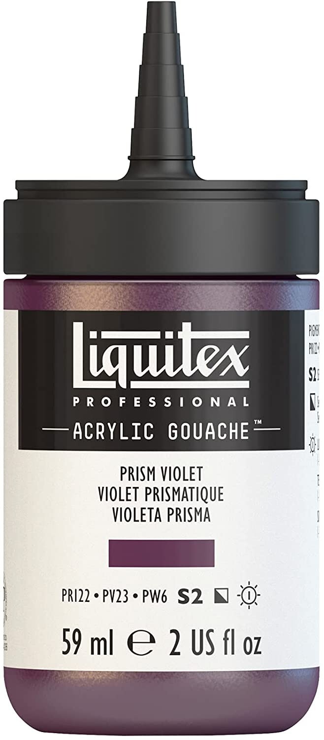 Liquitex Professional Acrylic Gouache 2-oz bottle, Prism Violet – Series 2 – NEW