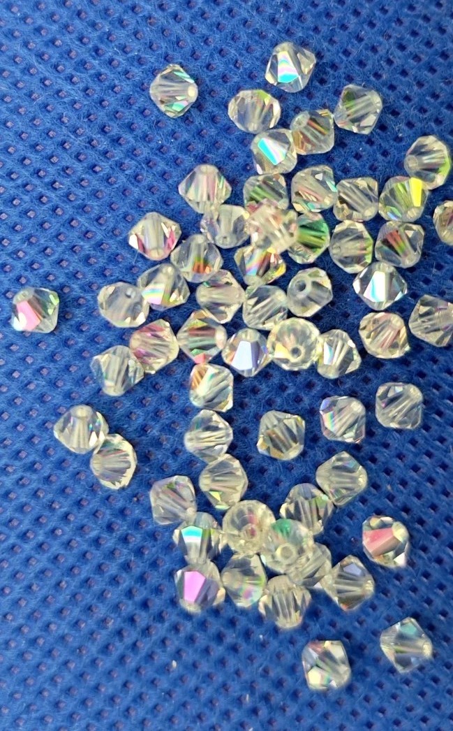 Swarovski 5301 Crystal 100 Pieces 4 mm Crystal Transmission 1st Quality Austria