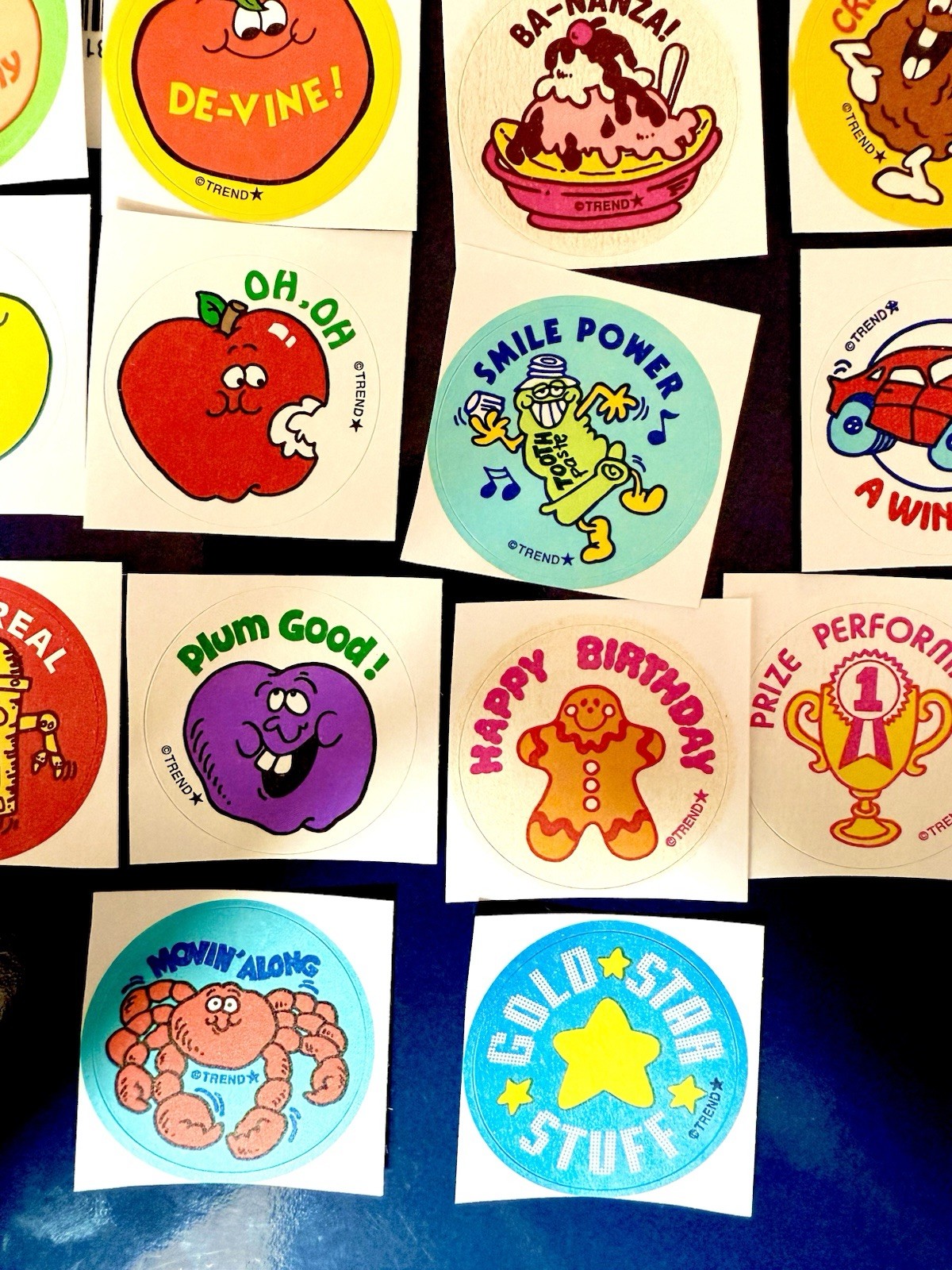 All 101 Retro 80s Scratch & Sniff Retro Stickers. One of Each, Trend