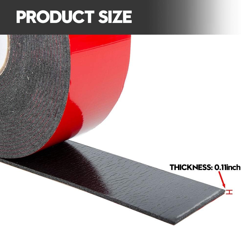 Acrylic Foam Double Sided Tape Heavy Duty Tape For Signs/Sticker/Logo 66Ft