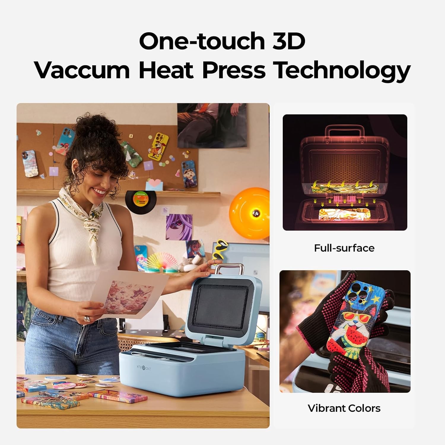 Phone Cases Heat Press 3D Vacuum Heat Press With IS Software For Iphone,Android