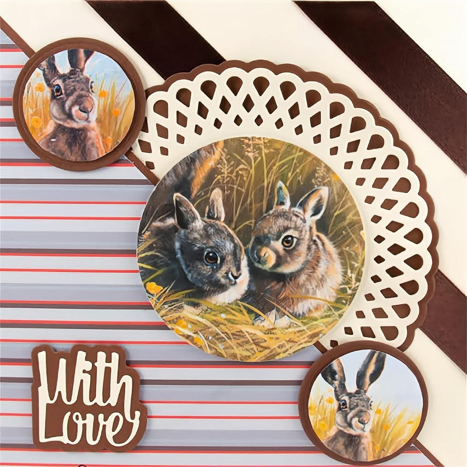Metal Cutting Dies Word Phrase Card Frame Carbon Steel Die Cut Stencil Craft