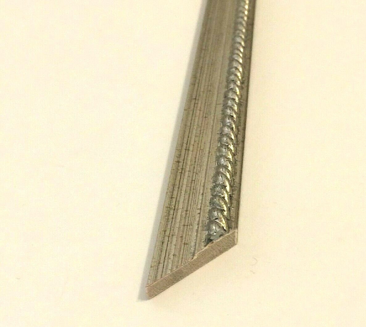 Custom cut 1/4″ (showing) Silver Rope Design Wood Fillet for Mat, Picture Frame
