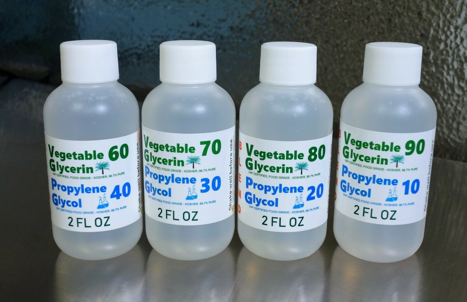 VG PG BLENDS – VARIETY PACK – VEGETABLE GLYCERIN PROPYLENE GLYCOL
