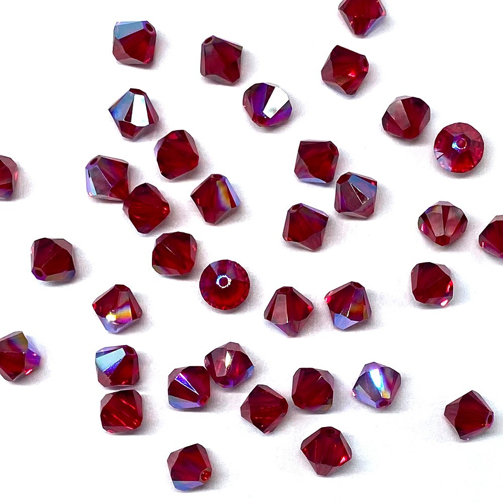 Swarovski 5328 XILION Crystal Bicone Beads Wholesale Factory Pack * AB / SHIMMER