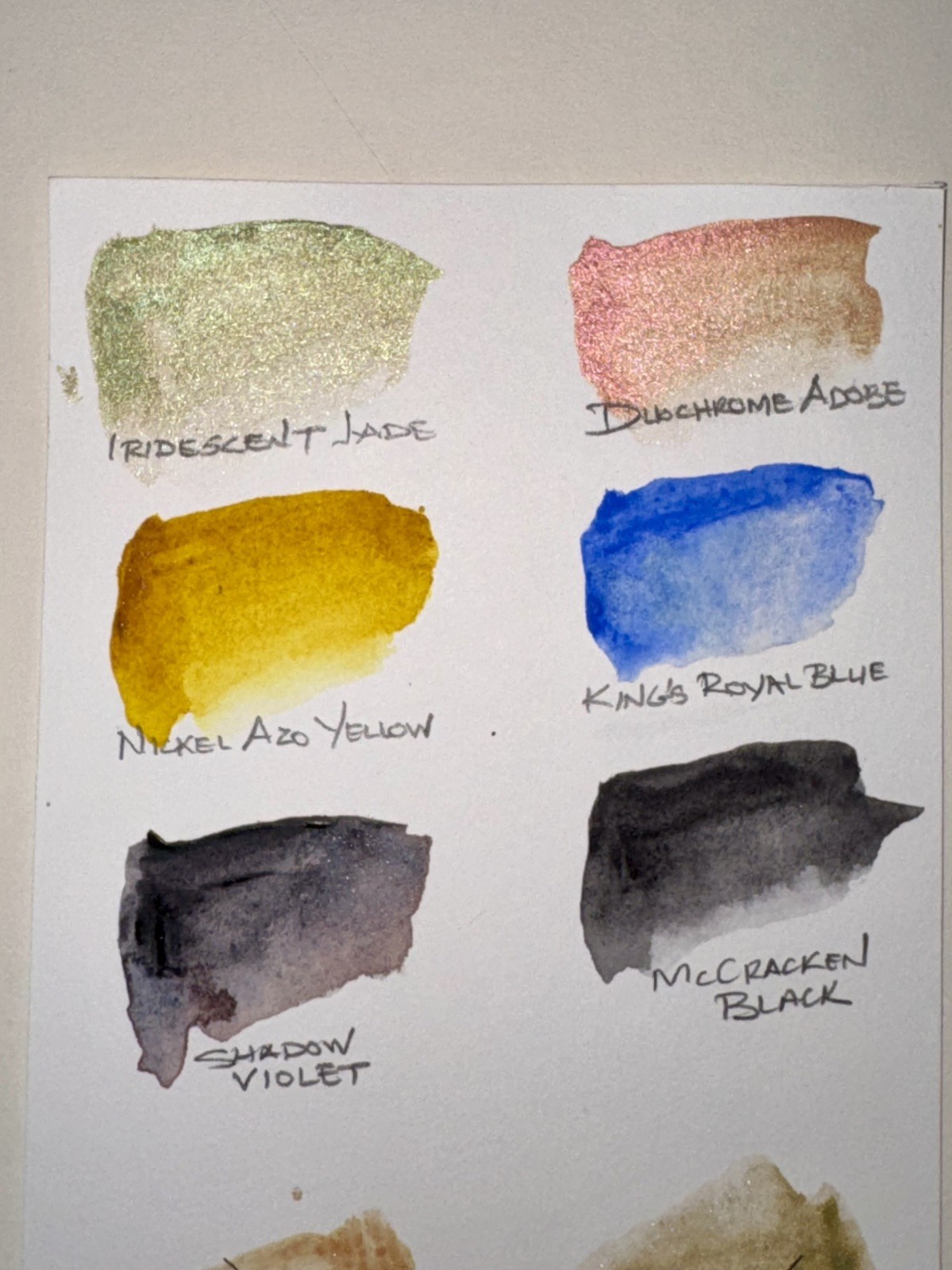 Luminescent 6 Color Dot sheets – Daniel Smith Extra Fine Watercolors