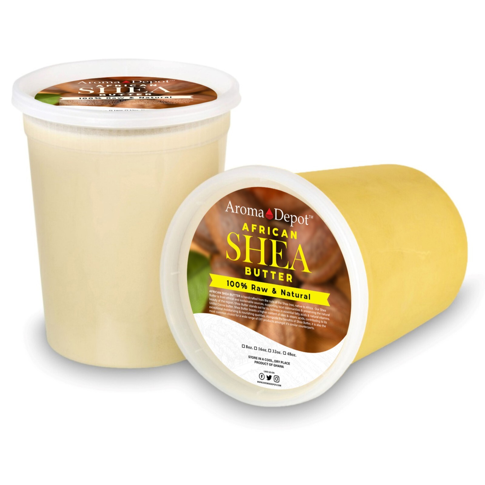 Raw African Shea Butter Yellow Wholesale 100% Pure Natural Organic Unrefined Lot