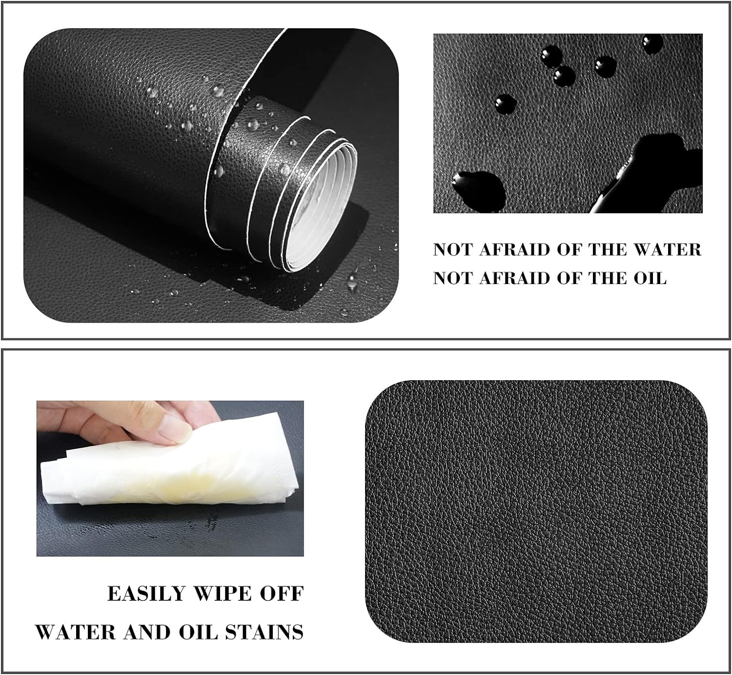 Self-Adhesive Vinyl Fabric Faux Leather Repair Patch for Car seat Sofas Kit