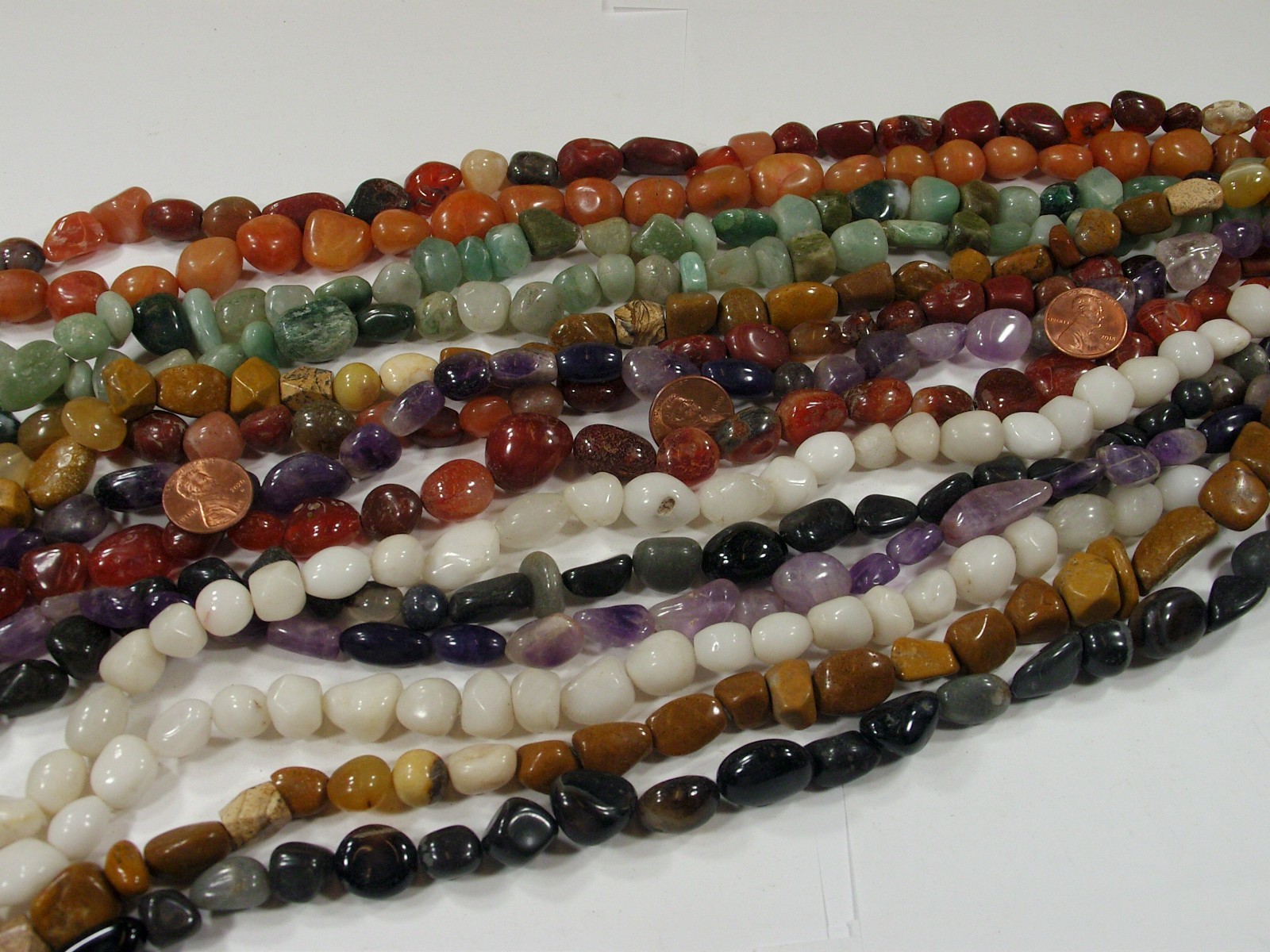 2 Pounds Assorted Shapes, Sizes, and Styles India Handmade Stone Beads (UDM-1) ⭐