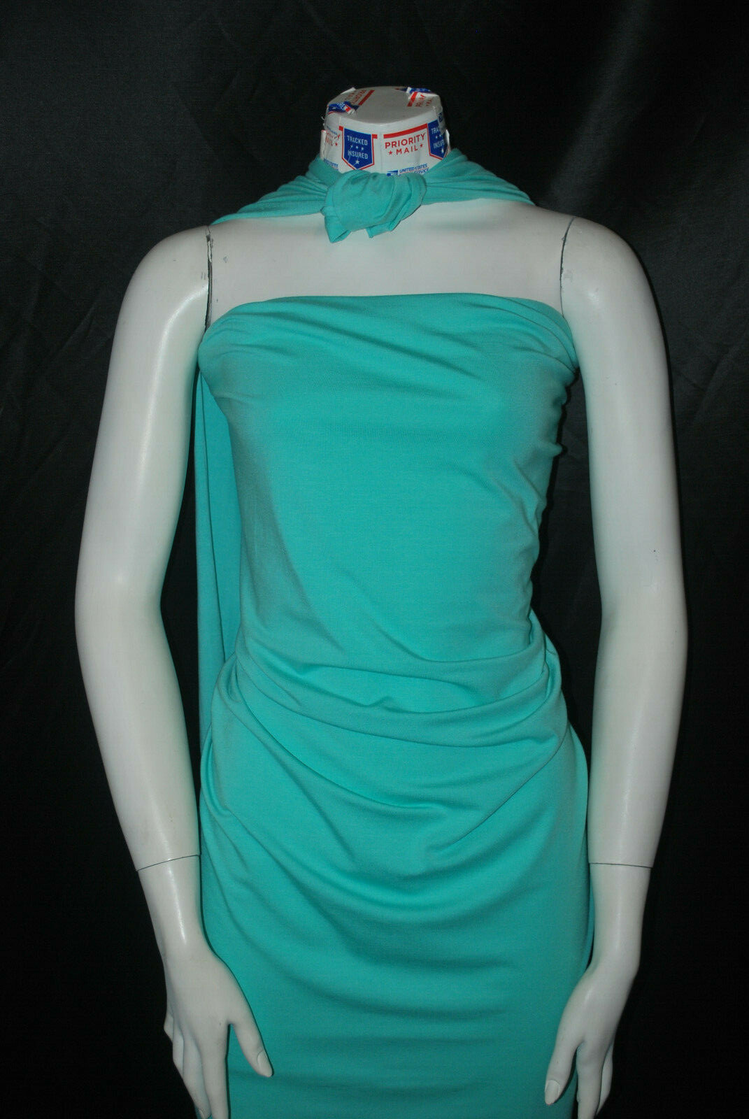 Bamboo Cotton Lycra Jersey Knit Fabric Eco-Friendly 4ways spandex Bali ocean