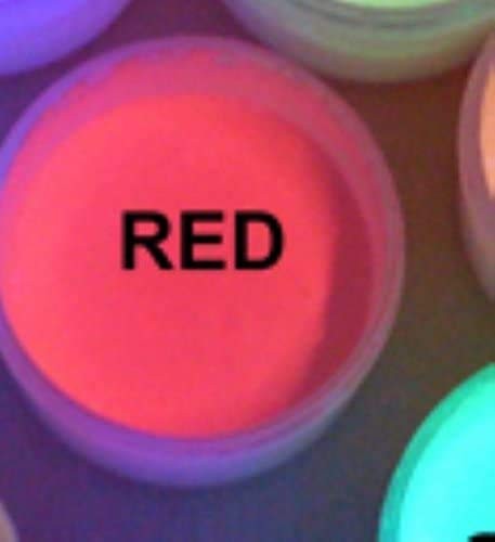 SIX Color UV Reactive Fluorescent Invisible Neutral Acrylic Paint Set- 1/2oz …