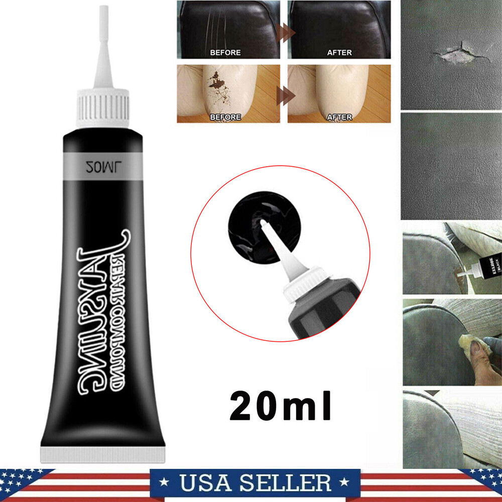 20ml Advanced Leather Repair Kit Filler Vinyl DIY Car Seat Patch Sofa Rip Holes
