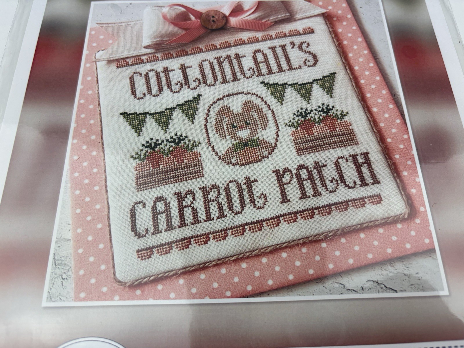 Cherry hill stitchery Cottontail’s Carrot Patch Counted Cross Stitch Pattern 7S
