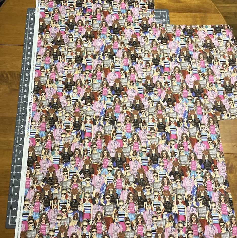 Stylish Ladies Fabric (less than a yard)