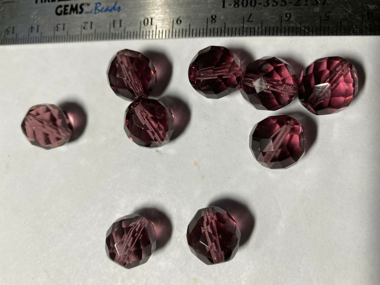 Czech Fire Polished Crystal Beads 14mm 16mm ****UPICK**** 14mm 16mm