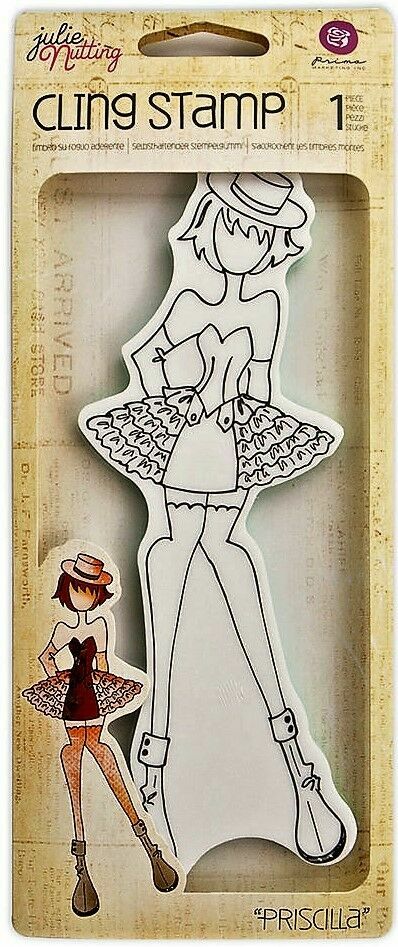 Prima Marketing Julie Nutting Mixed Media Doll and Planner Stamps – You Choose!