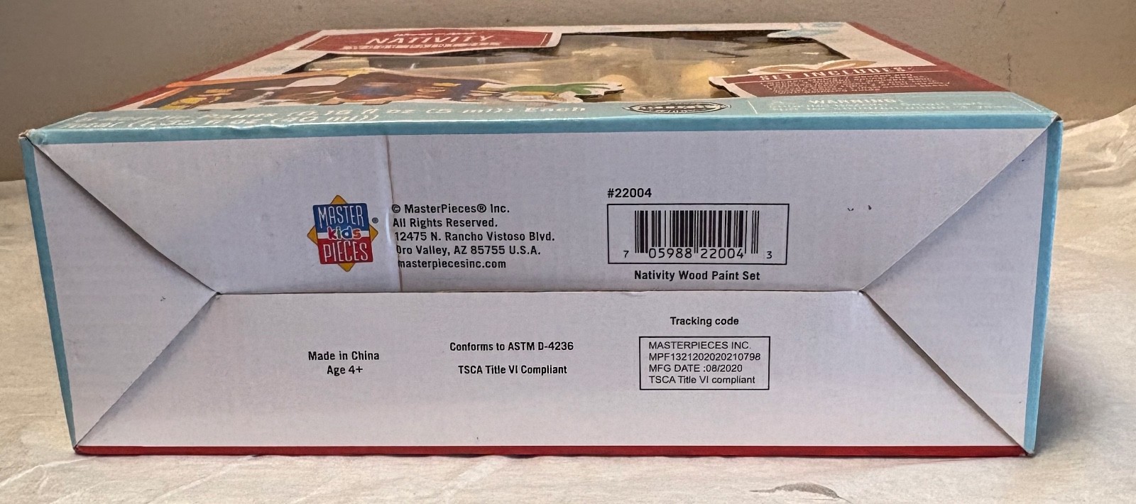 Masterpieces Puzzles Works of Ahhh Wood Paint Set Nativity 13 Piece Set Ages 4+