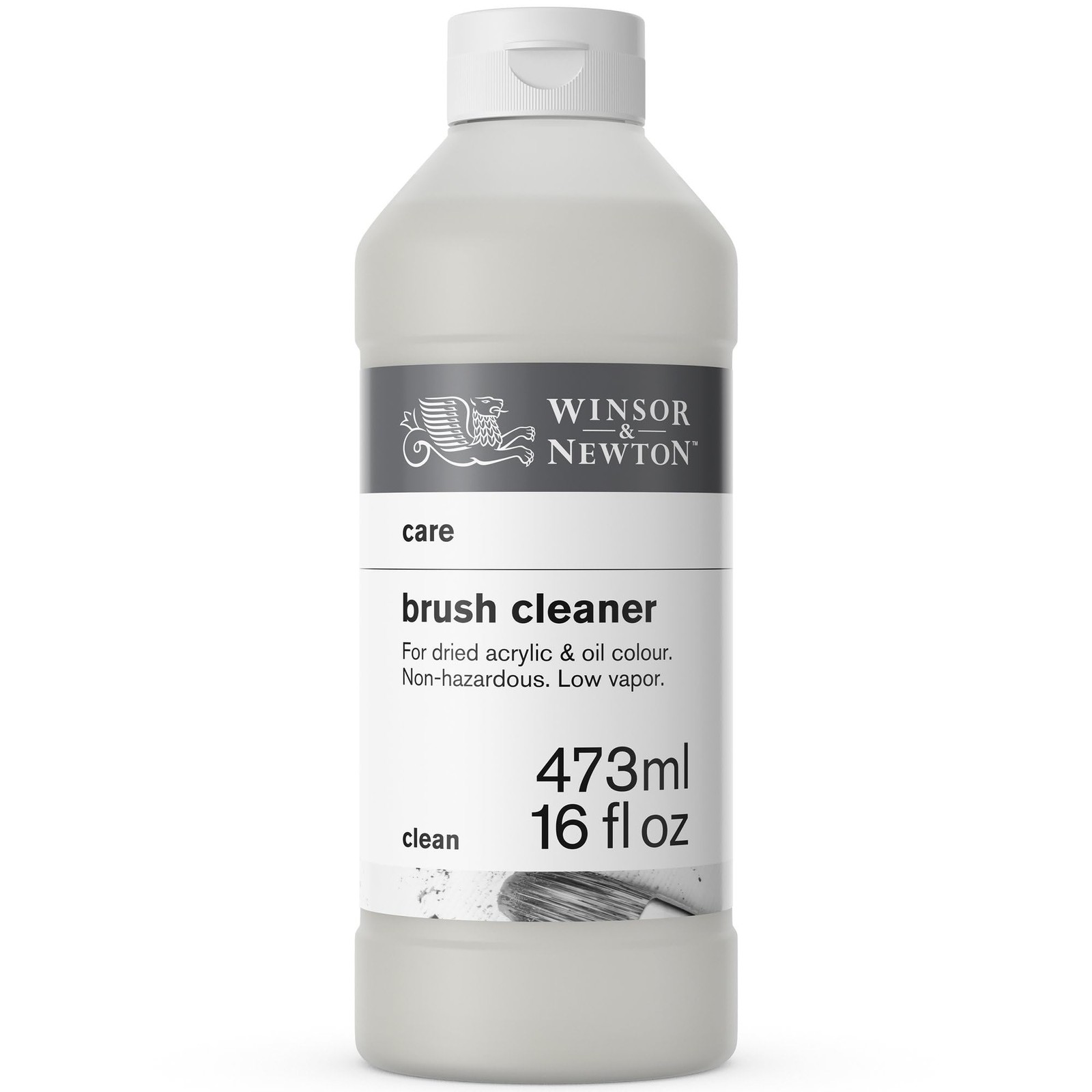 Winsor & Newton Brush Cleaner & Restorer, 16.0-oz 16 Fl Oz (Pack of 1), White