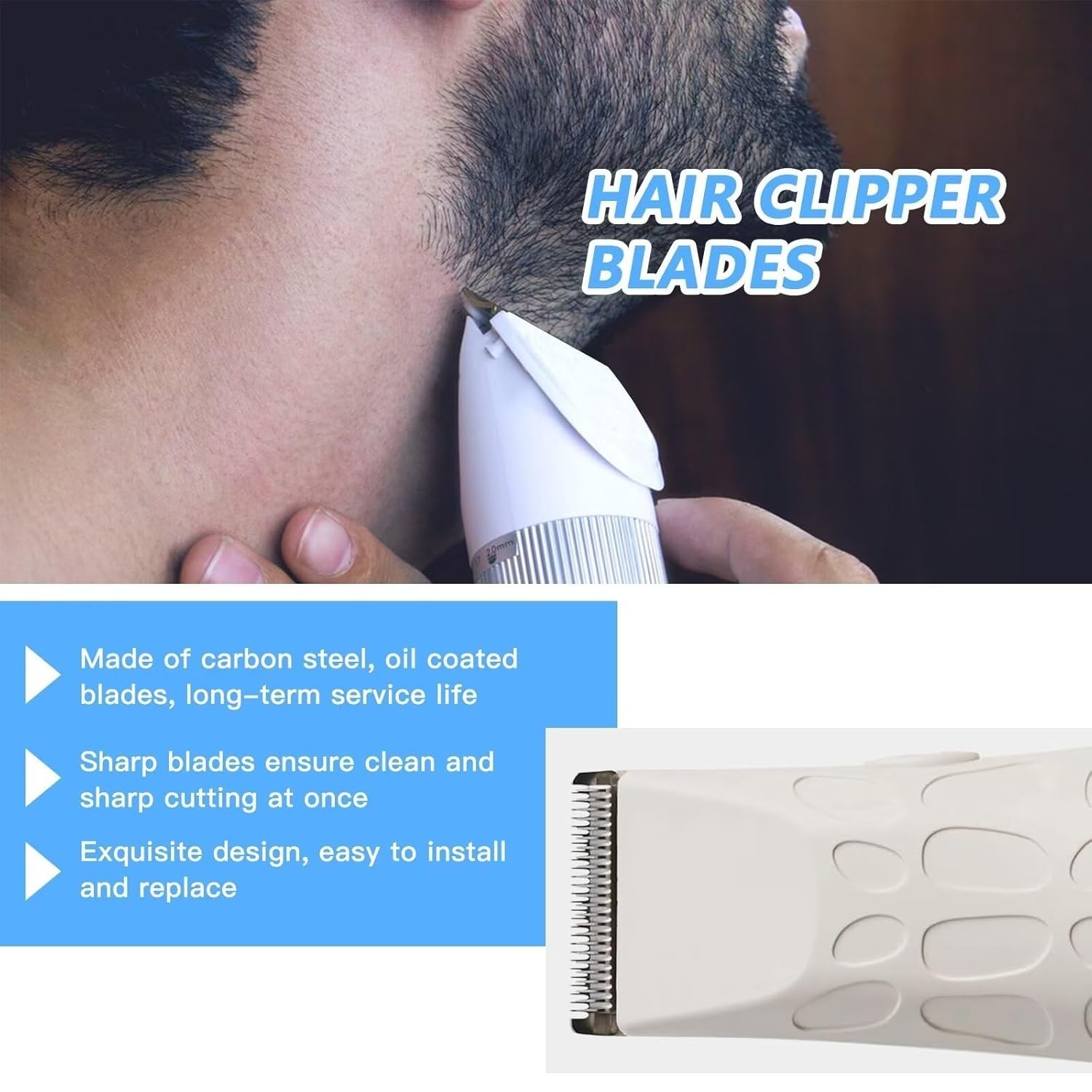 2024 Upgraded Clipper Replacement Blade, Snap-On Replacement Blade for Wahl Prof