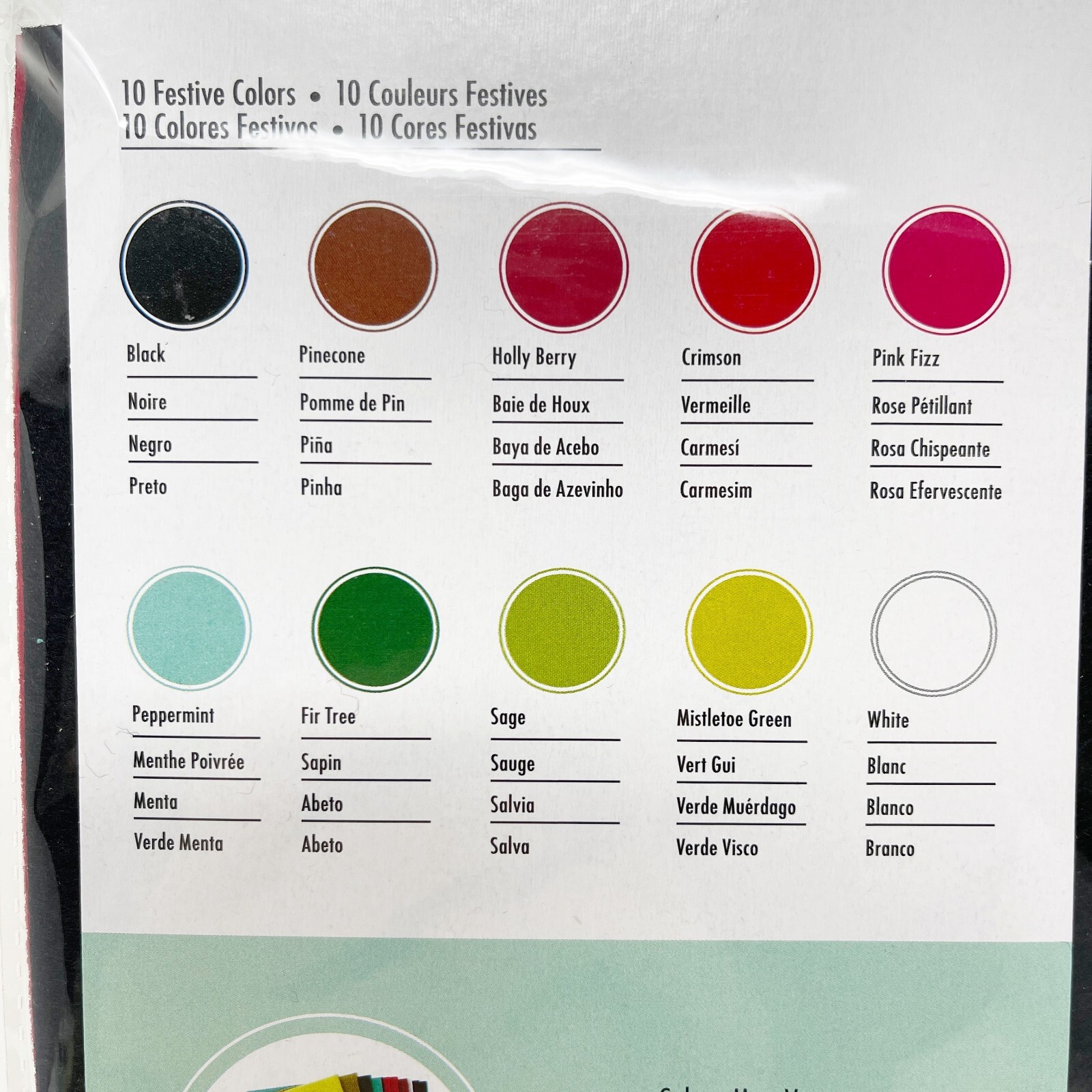 Sizzix Surfacez A4 Felt Sheets Bundle Festive Neutral Colors 2 Packs NEW
