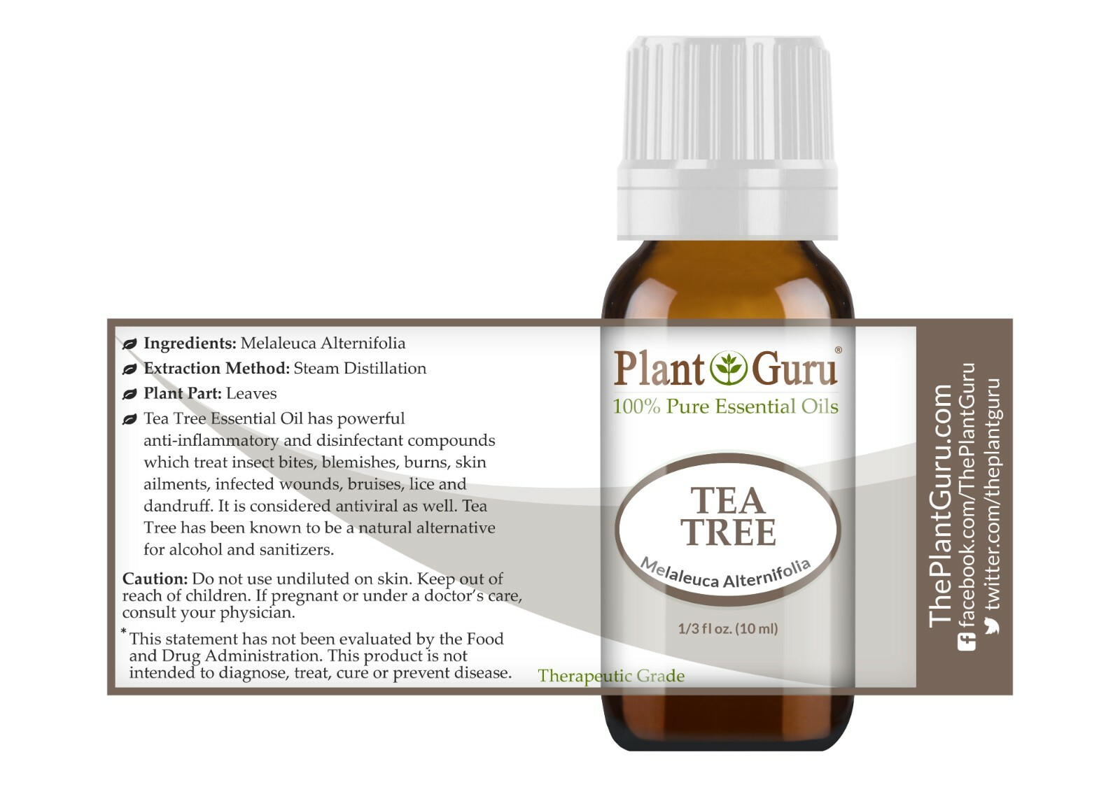 Essential Oil Set 10 – 10 ml. 100% Pure Natural Therapeutic Grade Oils Lot