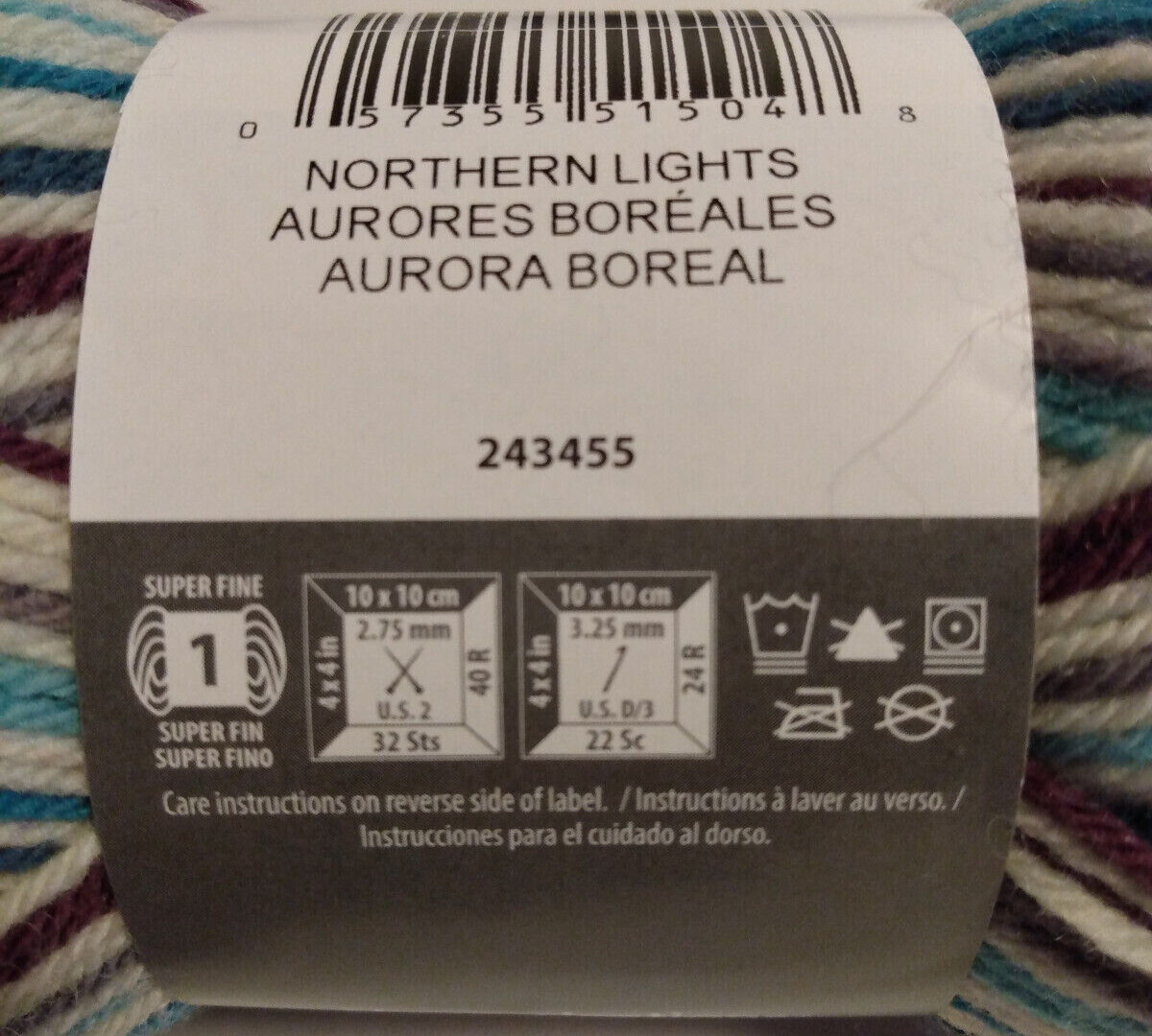 PATONS Kroy Sock Yarn Wool Striping LOT 6 Yarnspirations Super Fine 1 Wool/Nylon